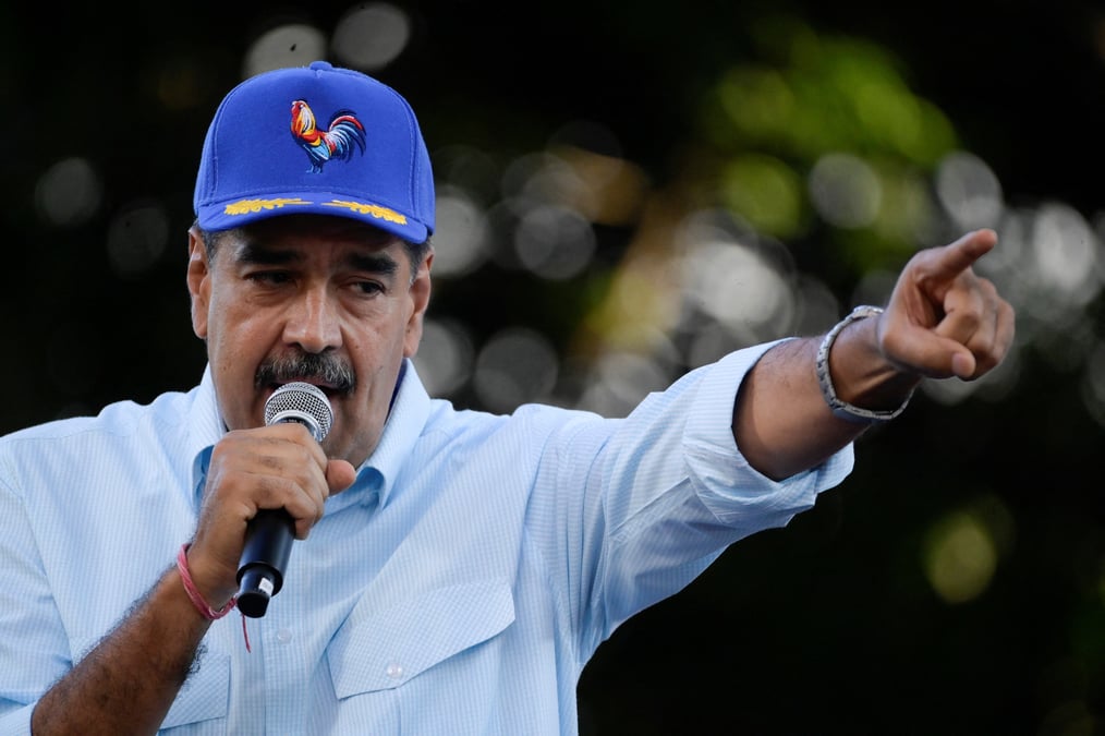 Nicolas maduro au palais de miraflores a caracas