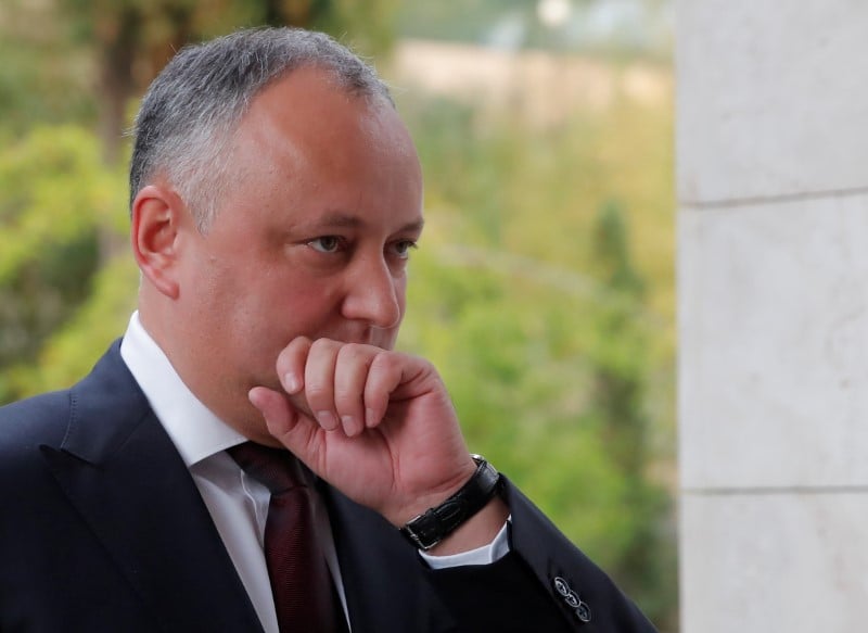 Le president moldave conteste la suspension de ses pouvoirs