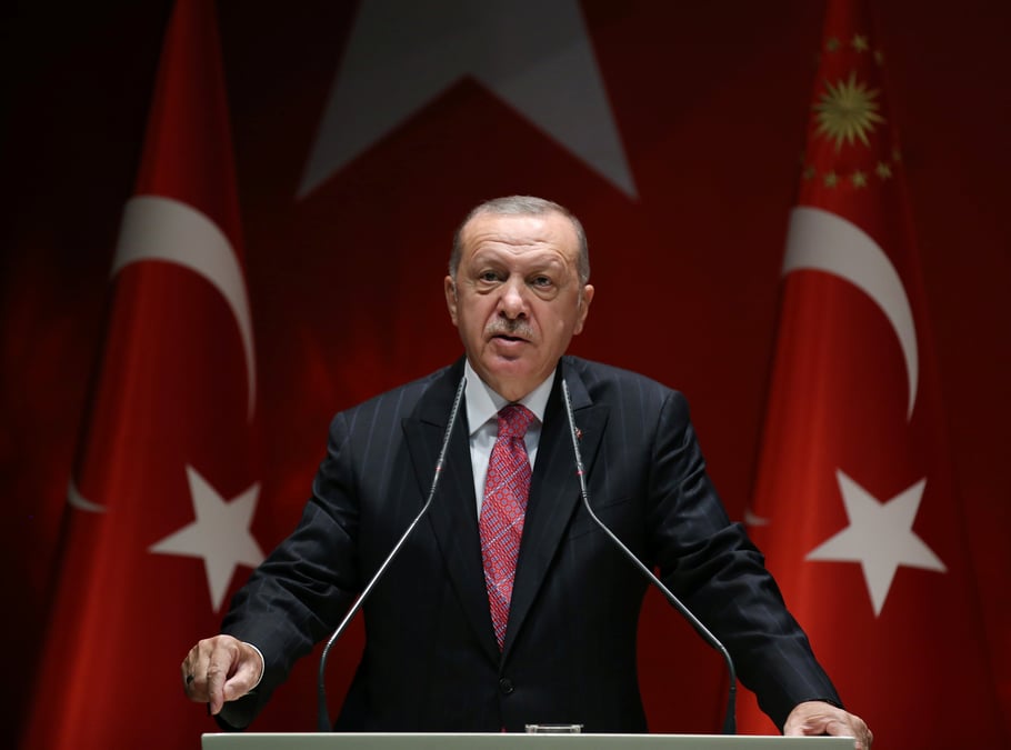 Erdogan compte faire valoir les droits de la turquie en mediterranee et ailleurs