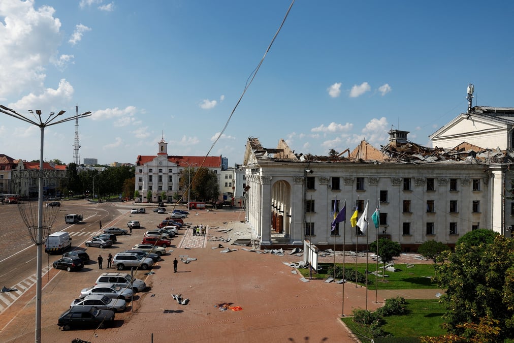 Frappe de missile russe a tchernihiv