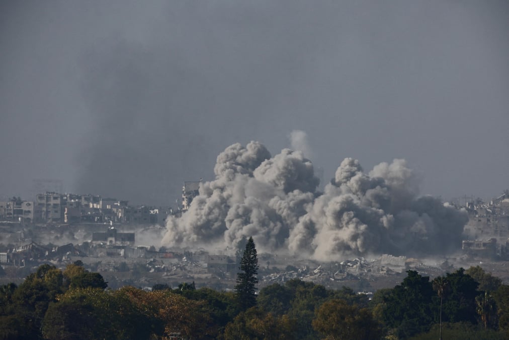 Frappe aerienne israelienne dans le centre de gaza