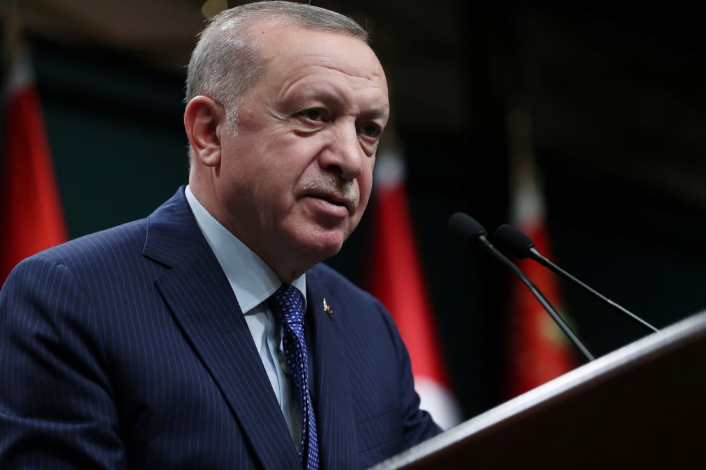 Erdogan denonce l'irrespect de mario draghi