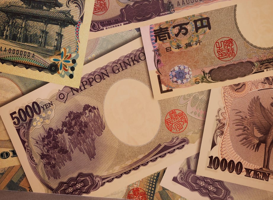 Evenement mediatique sur le yen japonais a tokyo