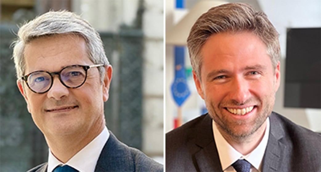 Franck Morel, Secrétaire national d’Horizons en charge du Travail et de l’Emploi et Xavier Fournier, Secrétaire national d’Horizons en charge de l’Europe.