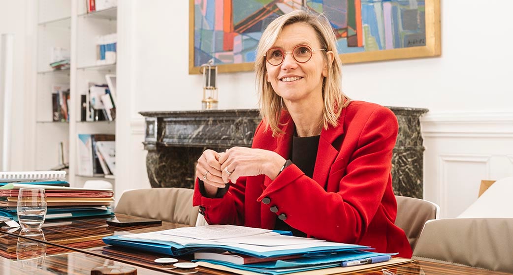 Agnès Pannier-Runacher, ministre de la Transition écologique, de l’Énergie, du Climat et de la Prévention des risques, à Paris le 28 novembre 2024.