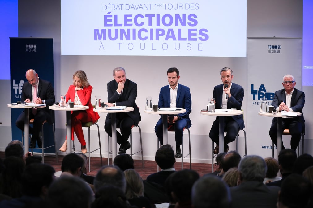 La Tribune, associée au Medef Haute-Garonne, a organisé le premier Grand Débat d'avant premier tour des élections municipales à Toulouse, jeudi 27 février.