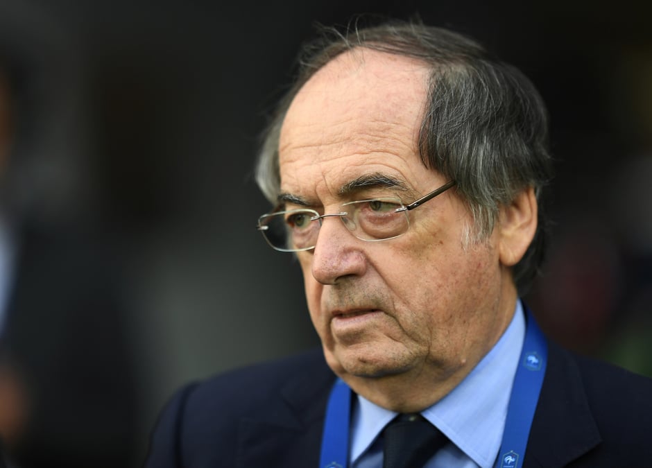Le president de la federation francaise de football (fff), noel le graet, avant un match a toulouse