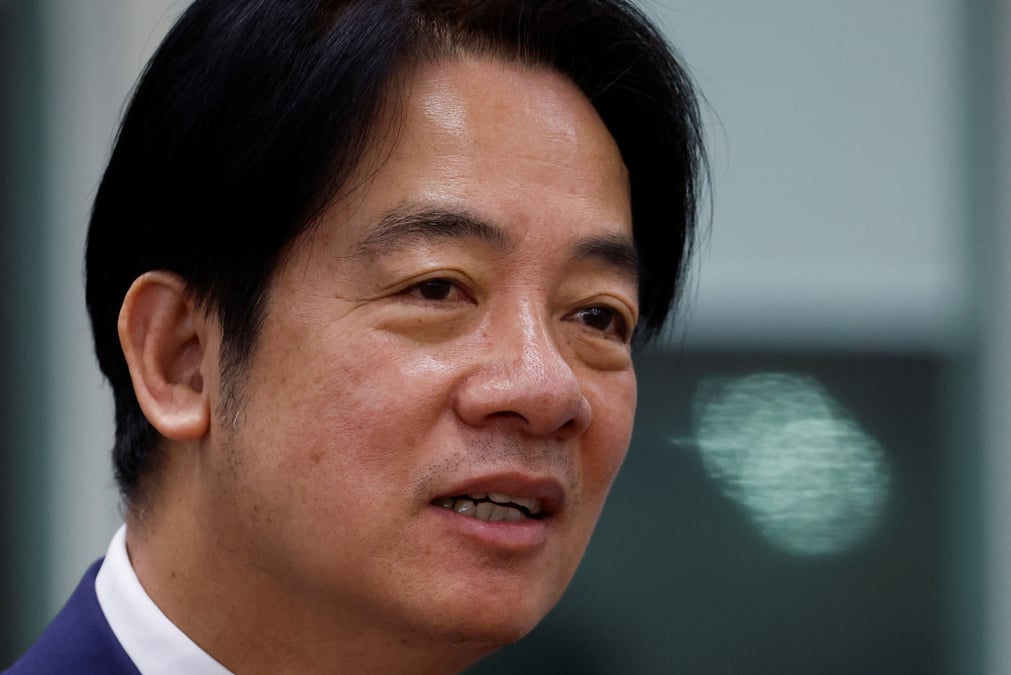 Le vice-president taiwanais william lai de retour d'un voyage aux etats-unis et au paraguay