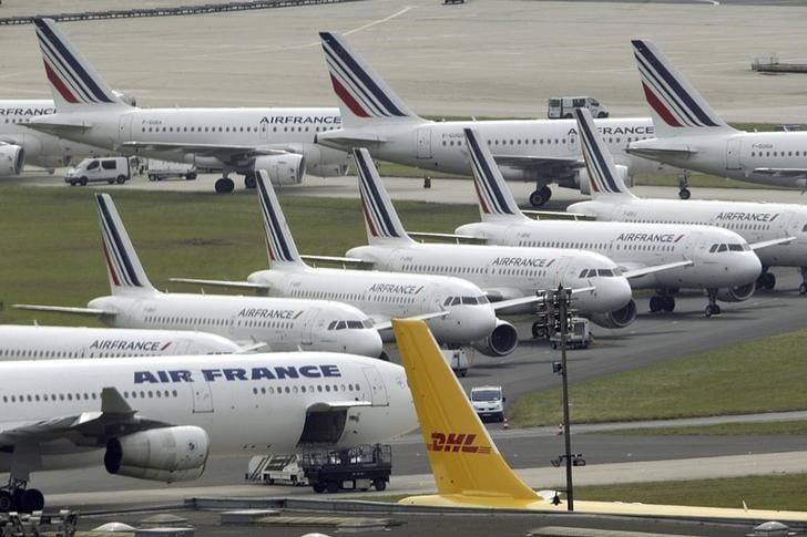 Cinquième jour de grève à Air France, 55% de vols annulés