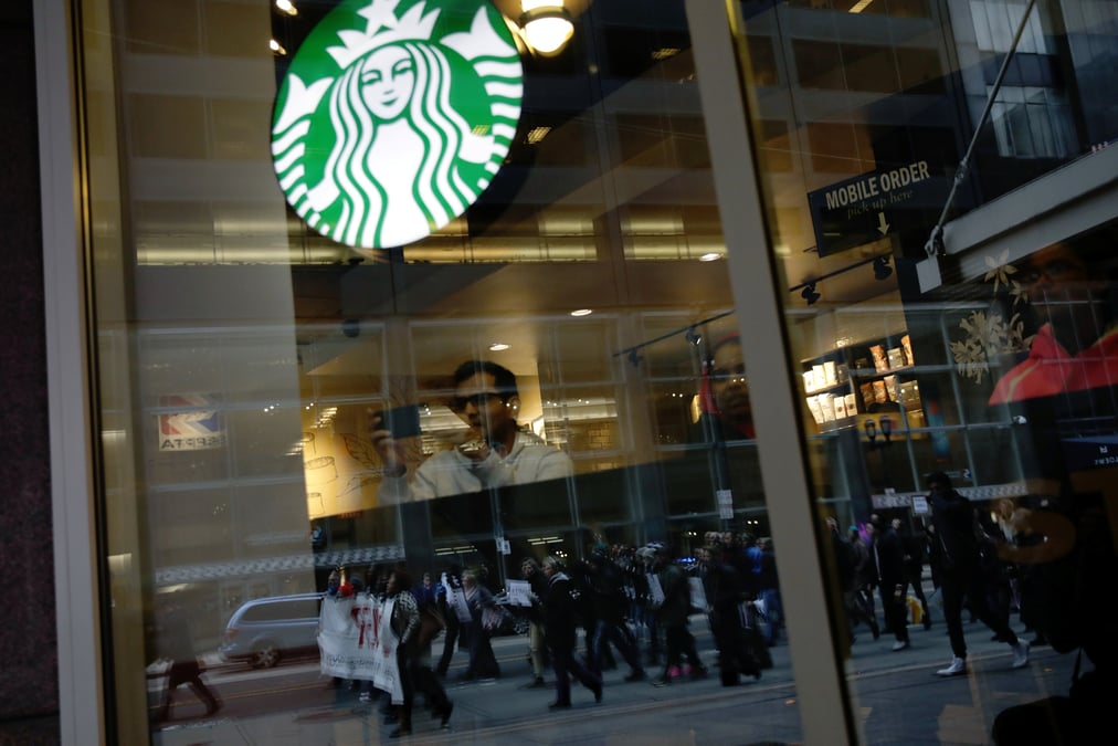 Starbucks, a suivre a wall street
