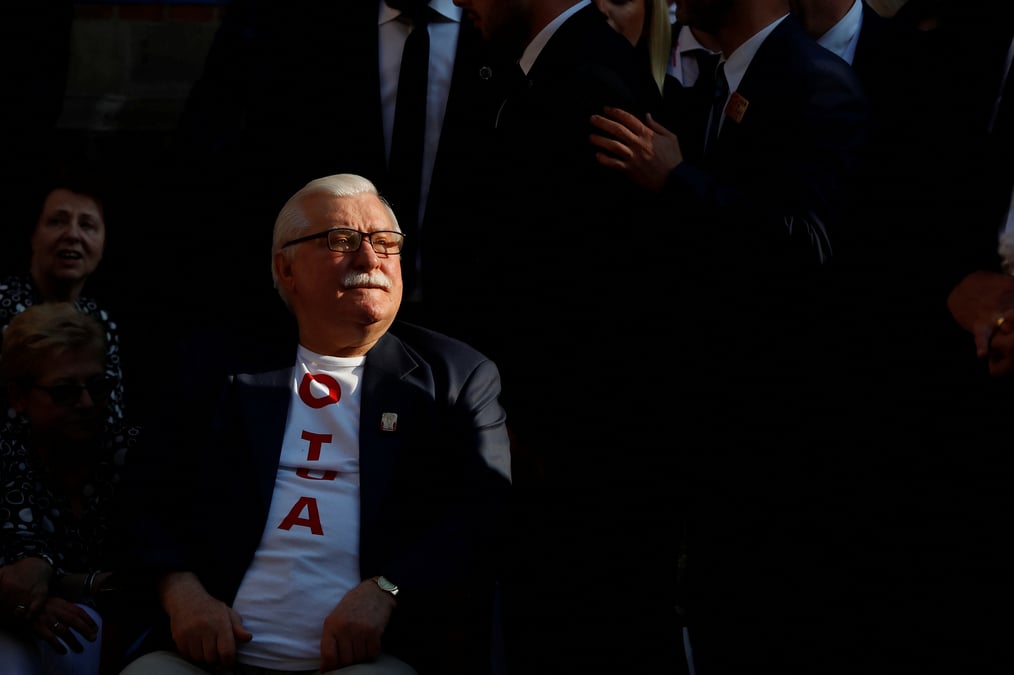 L'ancien president polonais lech walesa atteint du covid