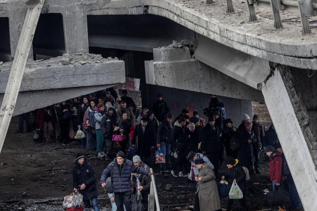 La russie accuse l'ukraine d'avoir refuse les couloirs humanitaires