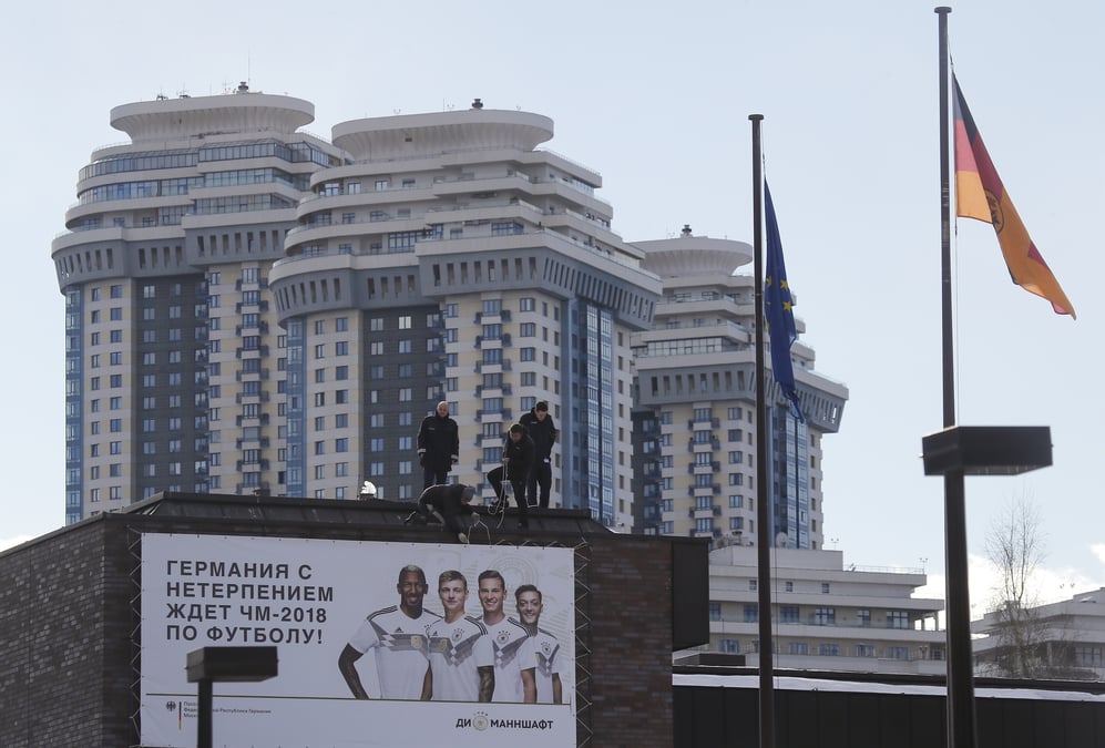 L'ambassade allemande a moscou
