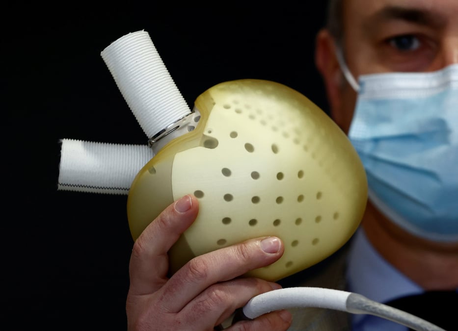 Coeur artificiel produit par le fabricant francais Carmat.