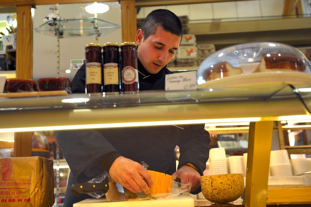 Vendeur fromage