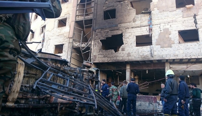 Le bilan de lattaque de dimanche a damas s’eleverait a plus de 70 morts