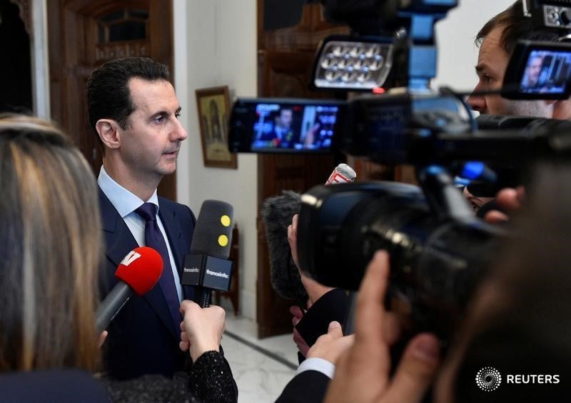 Les propos de trump sur l'ei sont encourageants, dit assad