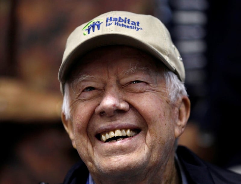 Jimmy carter quitte l'hopital apres une deshydratation
