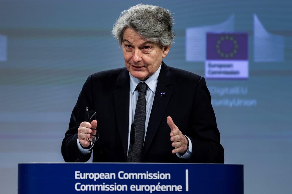 "taxe gafa": thierry breton convaincu qu'un accord sera conclu, y compris avec les usa