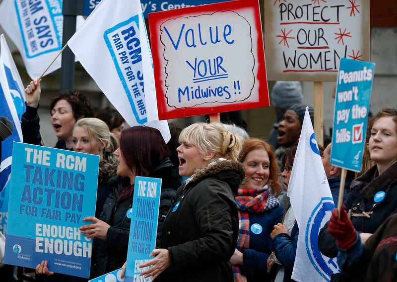 Les services de santé publics britanniques en grève