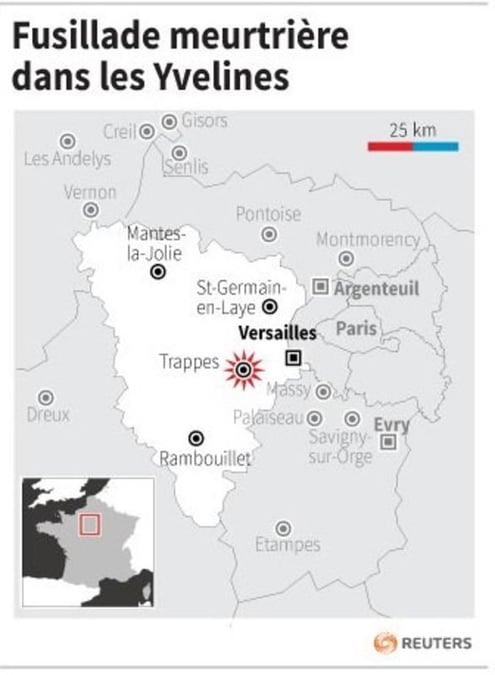 Fusillade meurtriere dans les yvelines