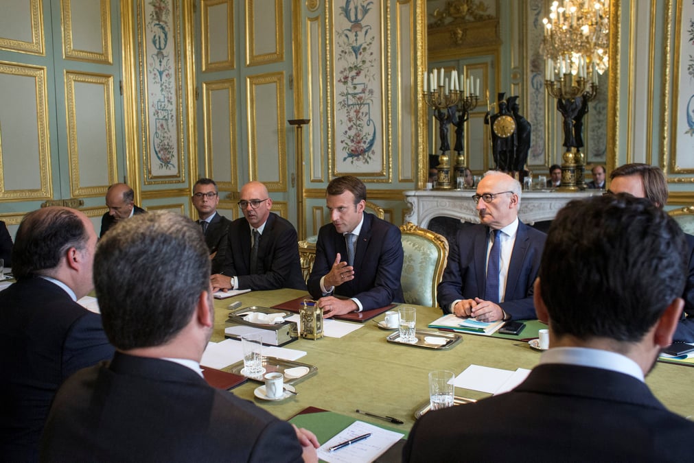 Macron recoit des figures de l'opposition venezuelienne