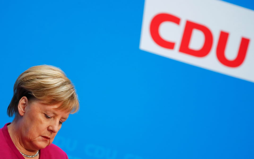 Allemagne: la cdu de merkel se dispute sur l'orientation du parti