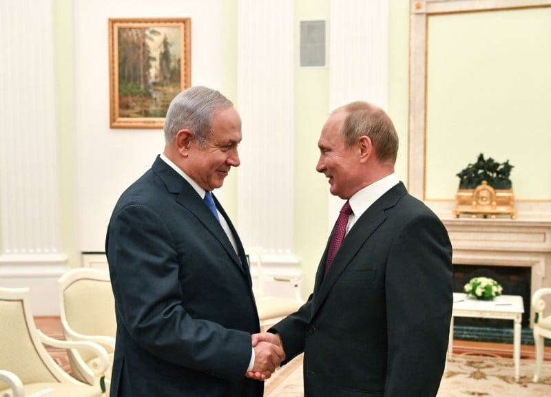 Netanyahu demande a poutine de faire partir les iraniens de syrie