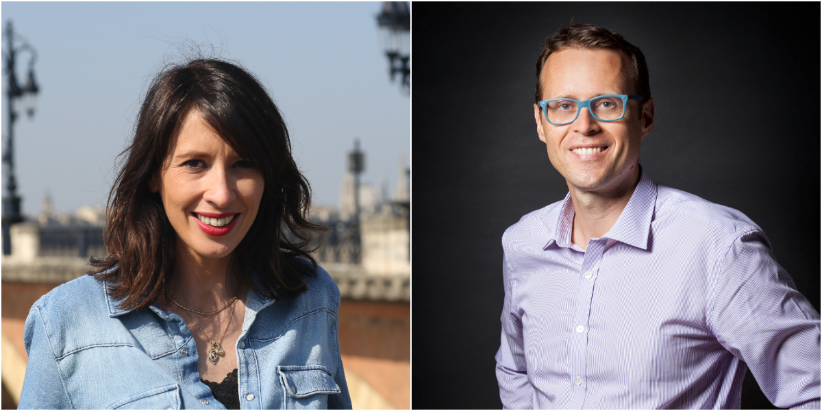 Tiffany Tinperman, cofondatrice de Trésoria, et Matthieu Bacquin, CEO de Self&Innov