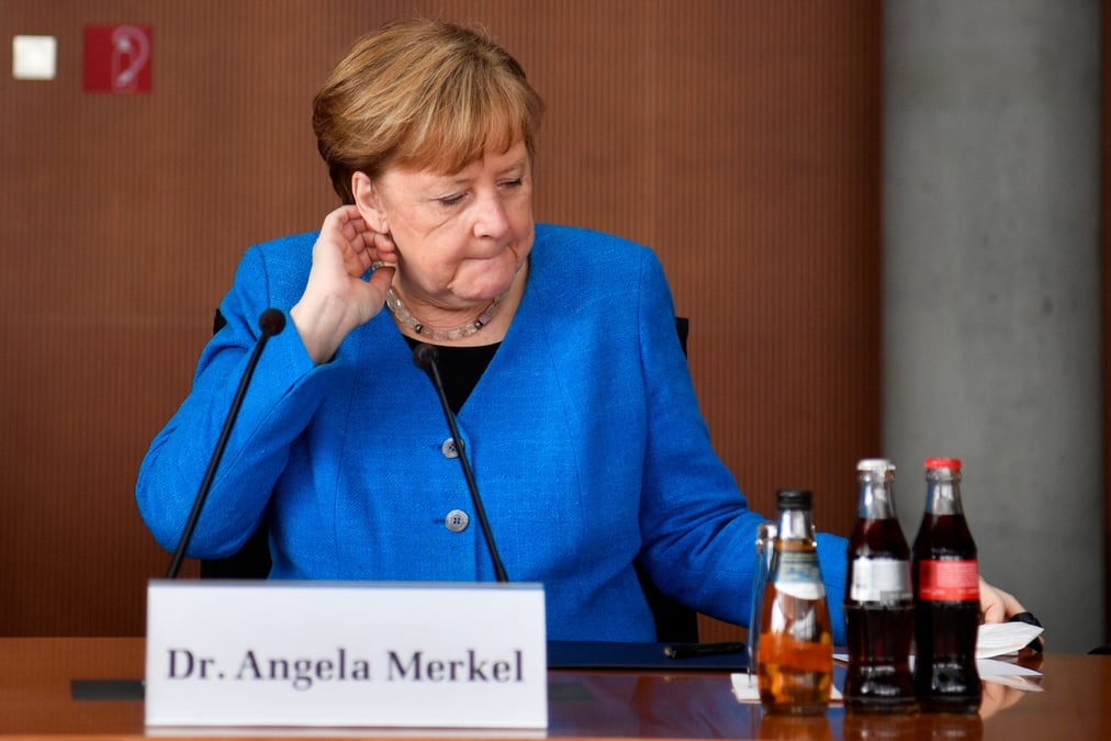 Allemagne: audition de merkel devant une commission d'enquete sur l'affaire wirecard