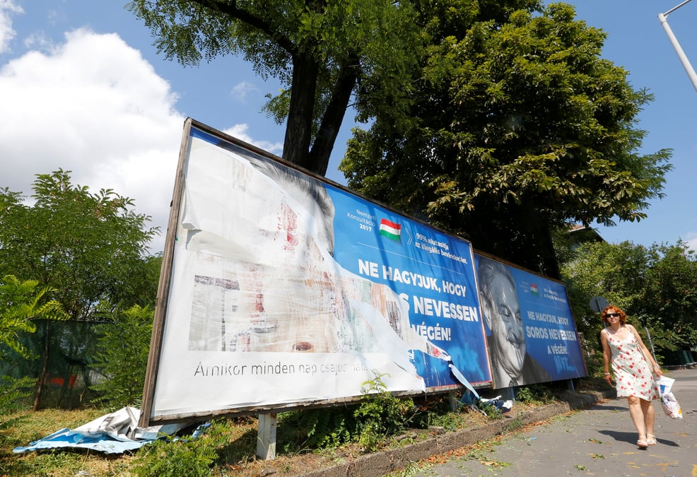 La campagne anti-soros prendra fin samedi en hongrie