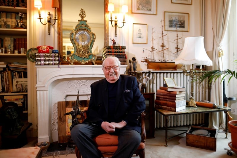 Jean-marie le pen, 90 ans, toujours hospitalise