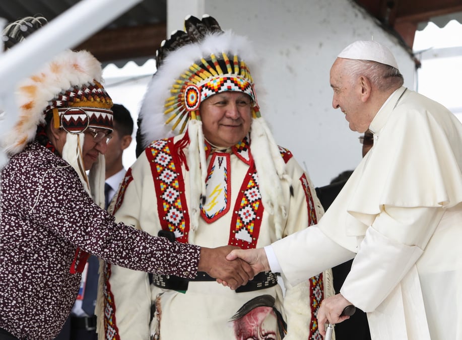 Canada: le pape presente des excuses au peuples autochtones