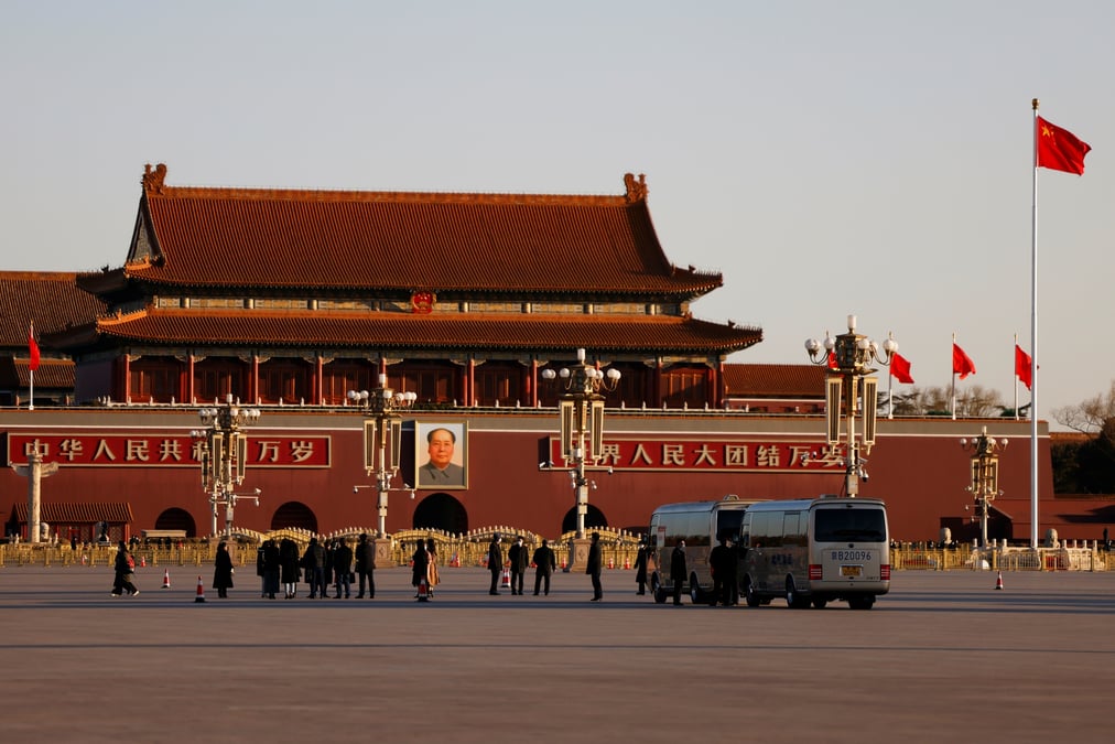 Place tiananmen a pekin, chine