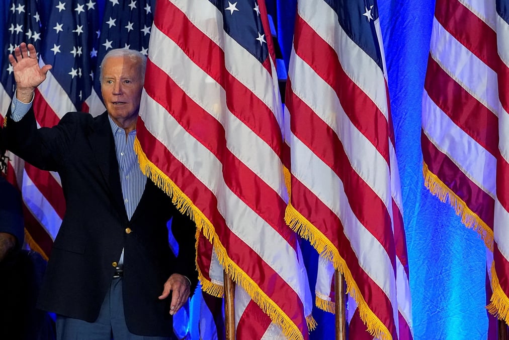Joe biden lors d'un evenement de campagne