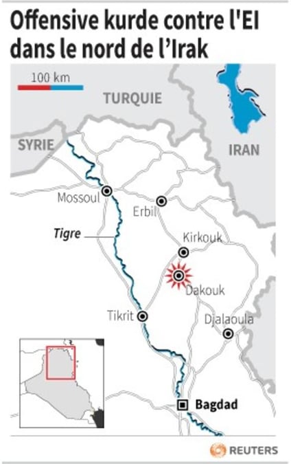 Offensive kurde contre l'ei dans le nord de l’irak
