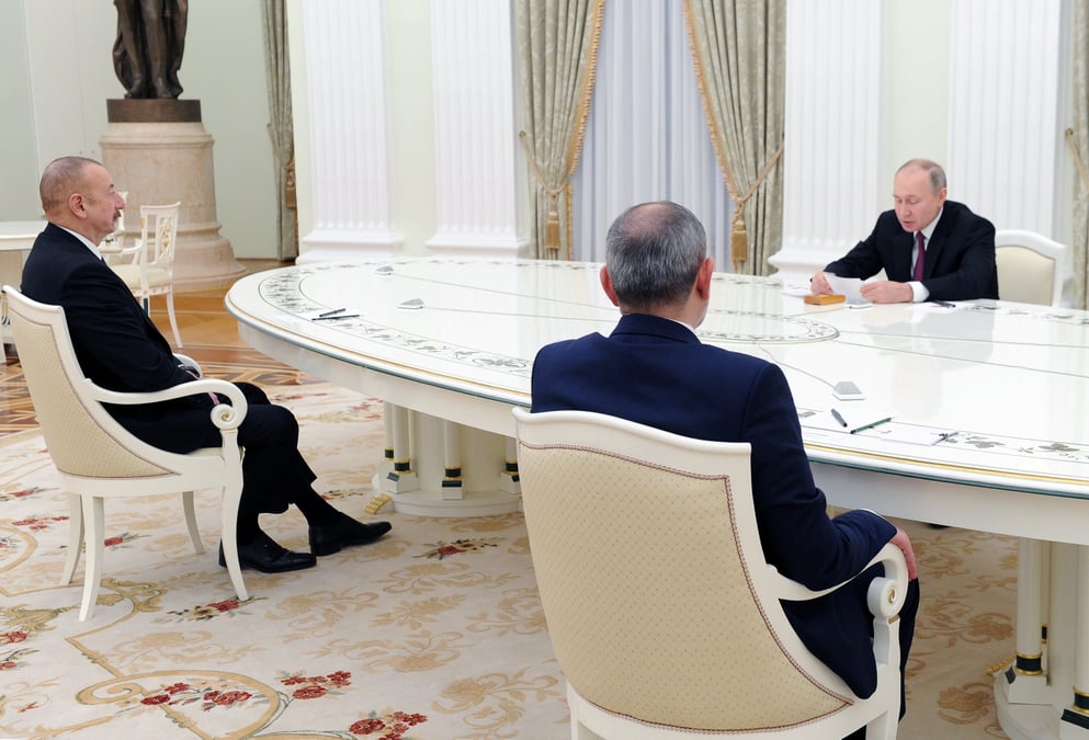 Poutine reunit les dirigeants d'armenie et d'azerbaidjan