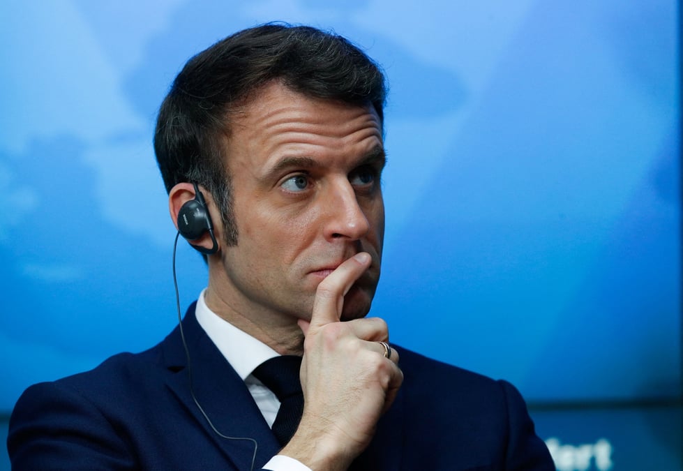 Ukraine: macron juge la situation dans le donbass "tres preoccupante"