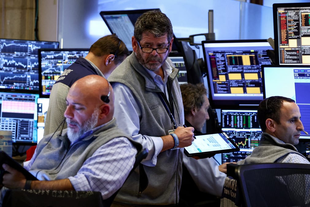 Traders a la bourse de new york (nyse)