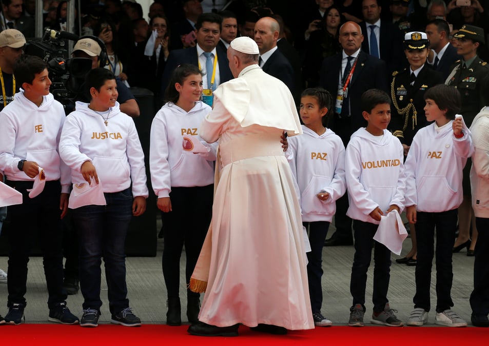 Le pape en colombie pour promouvoir la reconciliation