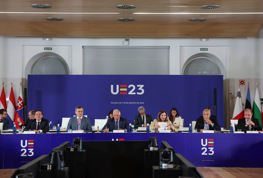 Reunion informelle des ministres des affaires etrangeres de l'union europeenne a tolede, en espagne