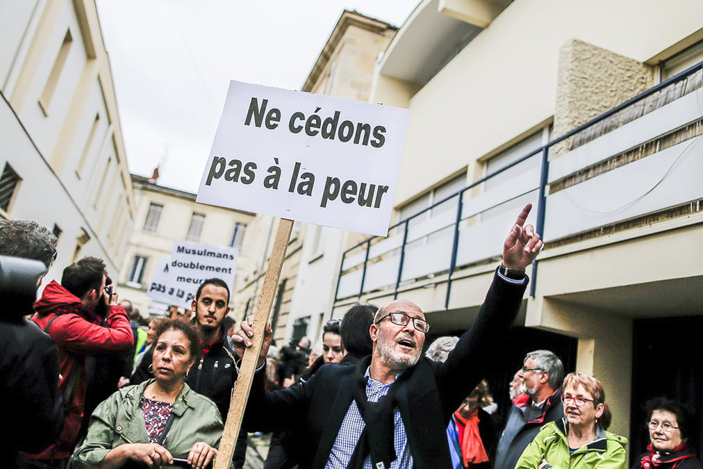 Manif Bordeaux attentats