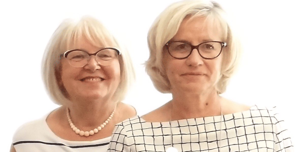 Patricia Lasnier, coprésidente d'Initiative Bretagne, avec Béatrice Parmentier