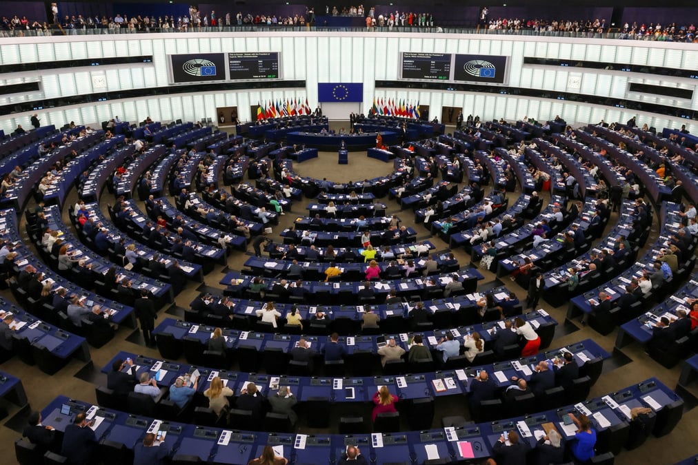 Session pleniere du parlement europeen a starsbourg