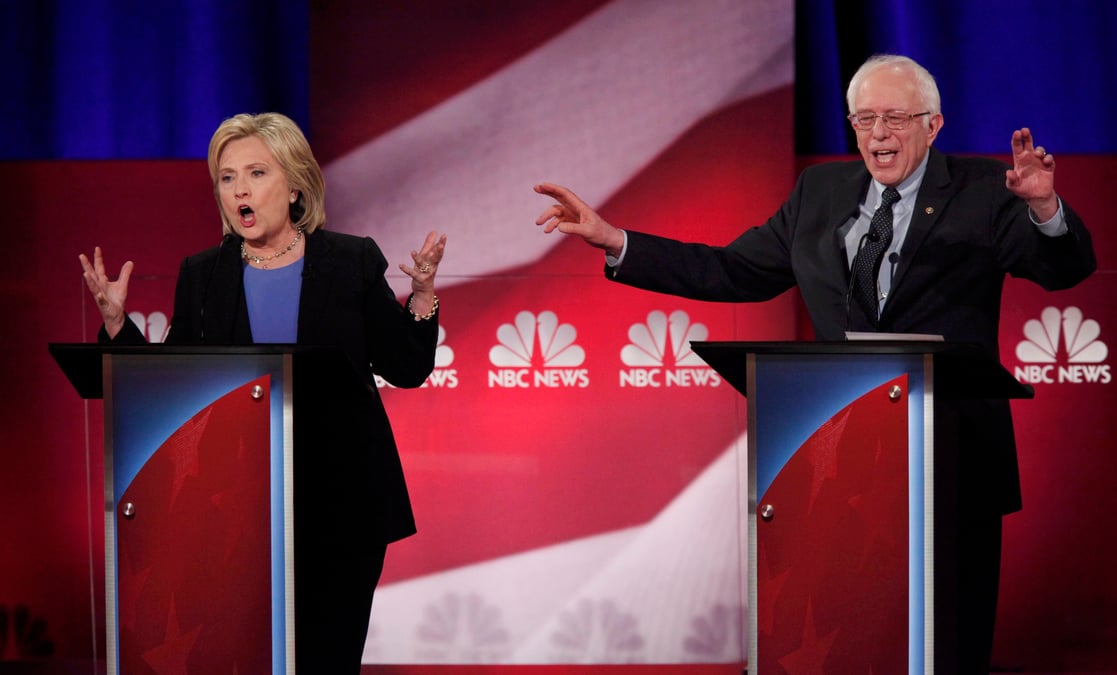 Ultime debat entre hillary clinton et bernie sanders en vue de la primaire democrate