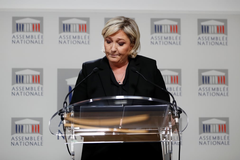 Depuis macron, le "risque terroriste" s'est aggrave, dit le pen