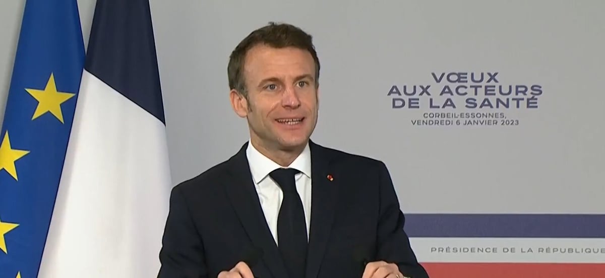 Macron voeux Santé