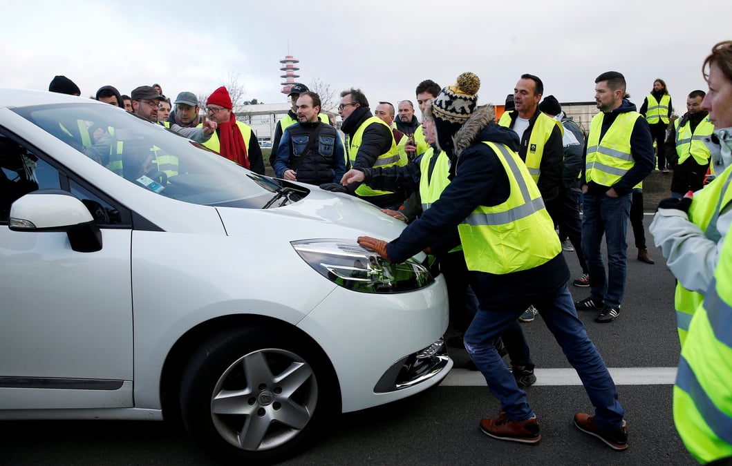 Des "gilets jaunes" toujours mobilises