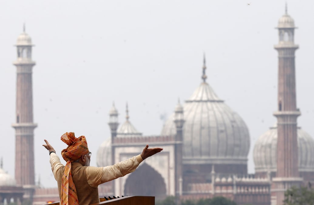 Le premier ministre indien insiste sur le social pour le jour de l'independance