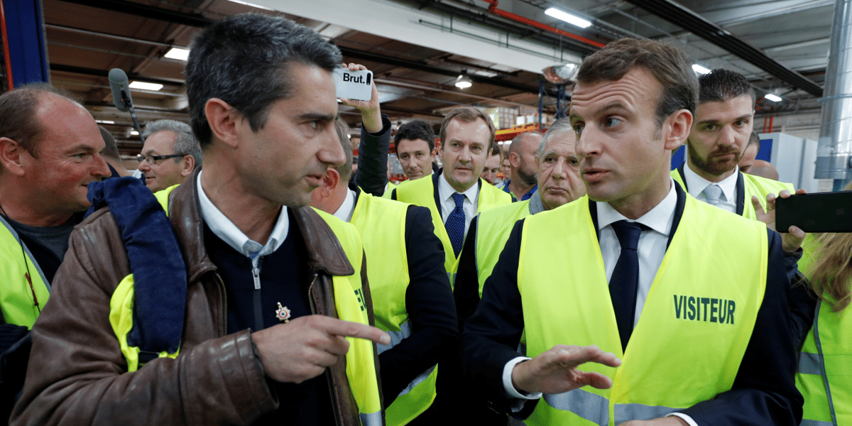Whirlpool: macron defend le dialogue social face a un "insoumis"